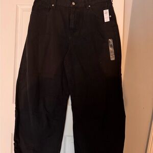 GAP Women's Black Barrel Jeans